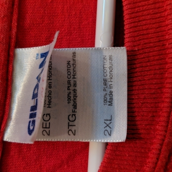 Gildan Men's Long Sleeve Christmas Graphic Tee Size 2X - Picture 4 of 6